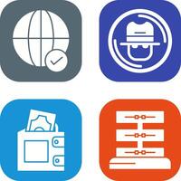 Internet and Spy Icon vector