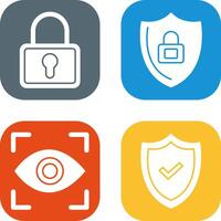 Lock and Privacy Icon vector