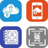 Up Arrow and Cloud Icon vector