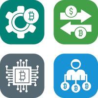 Setting and Money Exchange Icon vector