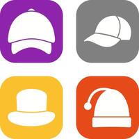 Cap and Hat Icon vector