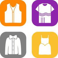 Swimming Vest and Accessory Icon vector