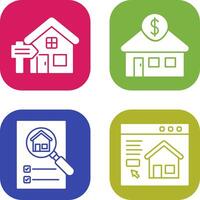 Rent and Residential Icon vector