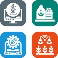 Plant and Harvest Icon vector