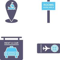 shipping location and room Icon vector