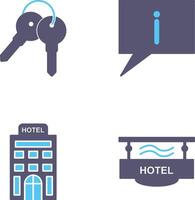 keys and information Icon vector