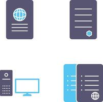 global report and reports Icon vector