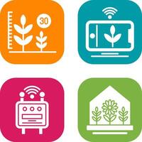 Growth and Device Icon vector