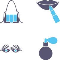 bolso y belleza icono vector