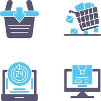 Sale and Add to Basket Icon vector