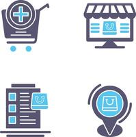 Add to Cart and Online Shopping Icon vector
