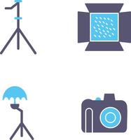stand and light Icon vector