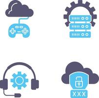 Gaming and Server Icon vector