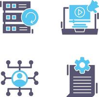 Backup and Marketing Icon vector