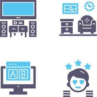 Home Theater and Living Room Icon vector