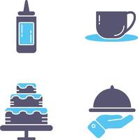 Sauce and Tea Icon vector