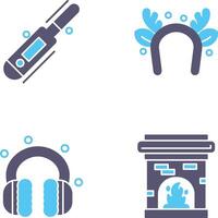 Thermometer and Headband Icon vector