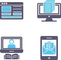 Web Design and Document Icon vector