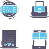 Sale and Purse Icon vector