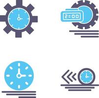 Time Management and Time Management Icon vector