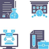 Hypothsis and Deadline Icon vector