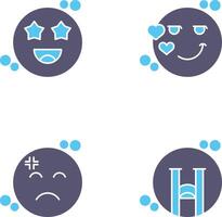 Starstruck and Flirty Icon vector