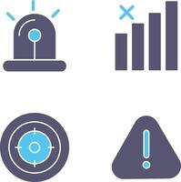 Sire and Block Icon vector