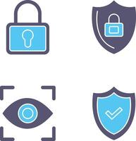Lock and Privacy Icon vector