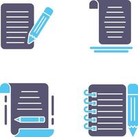 checklist and document Icon vector