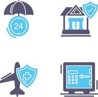 Protection and House Icon vector