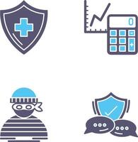 Accounting and Health Icon vector