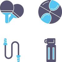 Ping Pong and Basketball Icon vector