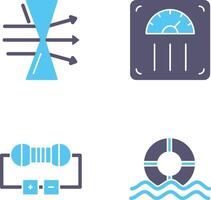 Dispersion and Weight Scale Icon vector