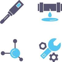 Screwdriver and Leak Icon vector