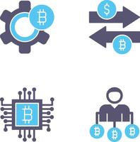 Setting and Money Exchange Icon vector