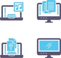 Music and Paste Icon vector