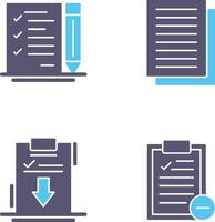 Agreement and Document Icon vector