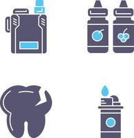 Vape and Vape Liquid Icon vector