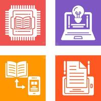 Cpu and Lamp Icon vector