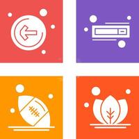 Left Arrow and Switch Icon vector