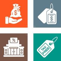 Income and Price Icon vector