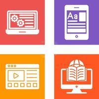 Workshop and Education App Icon vector