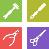 Sledgehmmer and Chisel Icon vector