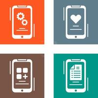 Setting and Favourite Icon vector