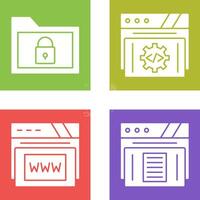 Folder and Development Icon vector