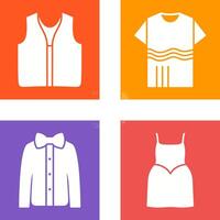 Swimming Vest and Accessory Icon vector