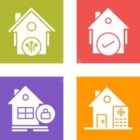 Vent and Houses Icon vector