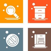 Search and Table Icon vector