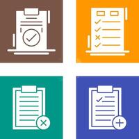 Today to Done Check List and Checkmark Icon vector