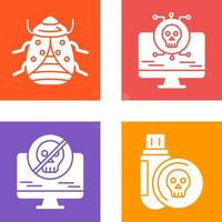 Bug and Virus Icon vector